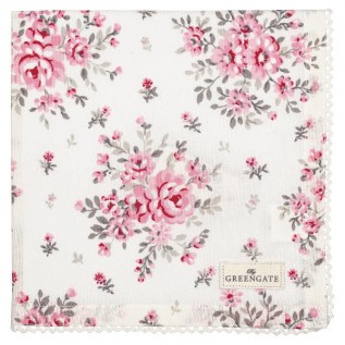 Серветка сервирувальна Flora white 40*40 см.