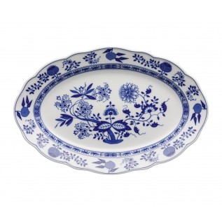 Блюдо овал Blue Onion, Hutschenreuther  350 мм