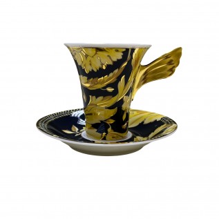 Чашка з блюдцем кавова крило Versace Vanity. 180 мл.