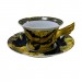 Чашка з блюдцем чайна крило Versace Vanity. 220 мл.