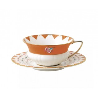Чашка з блюдцем Wedgwood "Peony Diamond"